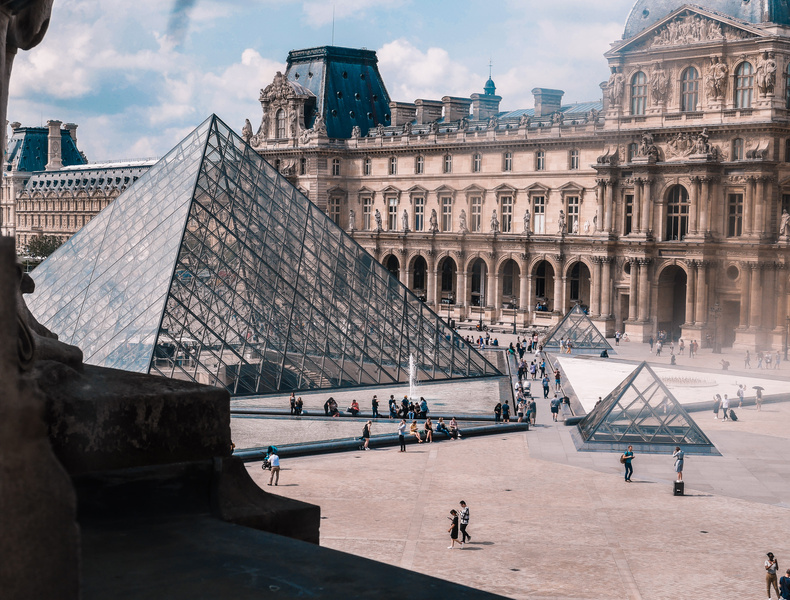 Photo of The Louvre Museum in Paris, France